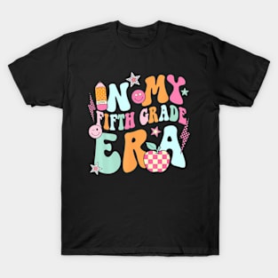 In My Fifth Grade Era Back To School Retro Groovy 5th Grade T-Shirt